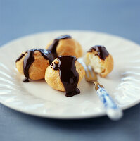 Chocolate Profiteroles