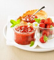 Erdbeer-Minz-Marmelade