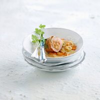 Veal Paupiette with pine nuts