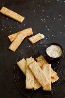 Sesame seed crackers