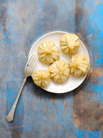 Chinkal - dumplings with minced meat filling (Georgia)