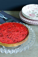 Tarte aux pralines roses (Tarte mit rosa Zuckermandeln, Frankreich)