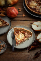 Tarte Bourdaloue - französische Mandeltarte mit Birnen