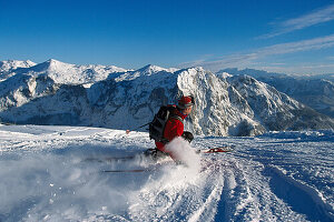 Telemark Skiing,Skiing Region  Altaussee, Steiermark, Austria