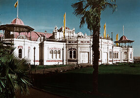 Pavillon im Sonnenlicht, Torquay, Devon, Südengland, Großbritannien, Europa