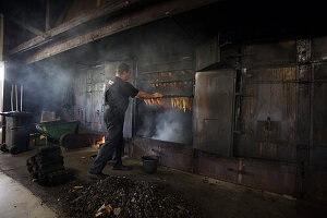 oldest smokehouse in Vorpommern, Freest, Mecklenburg-Vorpommern, Germany