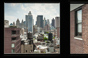 Blick nach Downtown, Manhattan, New York, USA