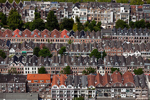 Luftaufnahme von Middelland Nachbarschaft, Rotterdam, Niederlande