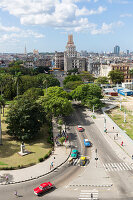 view from the roof of Hotel Saratoga to Habana Centro and Chinatown, oldtimer, cars, historic town, center, old town,  family travel to Cuba, parental leave, holiday, time-out, adventure, Havana, Cuba, Caribbean island