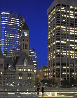 Canada, Ontario, Toronto, Nathan Phillips Square, Old City Hall