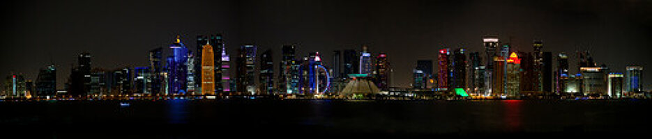 Doha at night