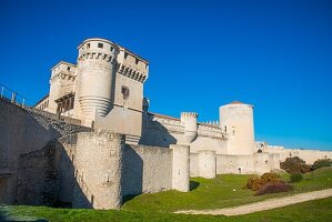 Mudéjar-Schloss. Cuellar, Provinz Segovia, Castilla Leon, Spanien.