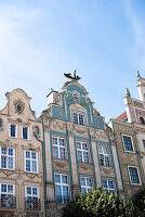 Gdansk, Poland - Old Town - historic tenement houses
