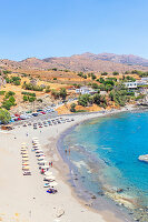 View of Agios Pavlos beach, Agios Pavlos, Southern Crete, Crete, Greek Islands, Greece