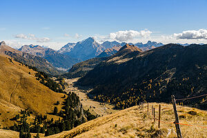 Alpe di Siusi in the Dolomites in South Tyrol, Italy