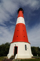 Leuchtturm der Insel Pellworm, Nordfriesland, Nordsee, Schleswig-Holstein, Deutschland