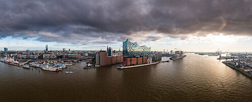 Elbphilharmonie in Hamburg, Deutschland, Europa