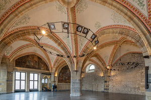 Coronation Hall, Aachen City Hall, Rhine, Eifel, North Rhine-Westphalia, Germany