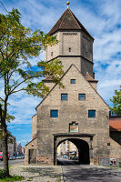 Augsburg, Jacobertor, in Jacobervorstadt, near the Fuggerei, Romantic Road, Bavaria, Germany