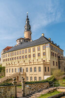 Schloss- und Schlosspark Weesenstein im Müglitztal bei Dresden, Sachsen, Deutschland