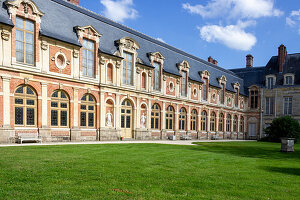 Schloss Fontainebleau in Fontainebleau, Département Seine-et-Marne, Ile-de-France, Frankreich