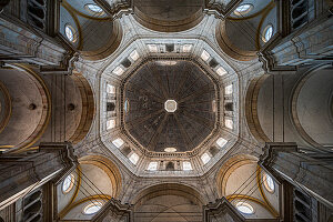 Kuppel im Dom von Pavia, Stadt Pavia, Provinz Pavia, Lombardei, Italien, Europa