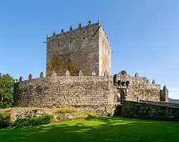 Historische mittelalterliche Burg Soutomaior, Pontevedra, Galicien, Spanien Castelo de Soutomaior