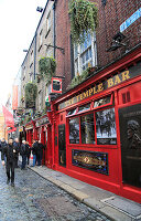 The Temple Bar traditional pub, city of Dublin, Ireland, Irish Republic