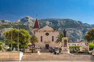  The Co-Cathedral of St. Mark (Sv. Marko in Makarska, Croatia, Europe  