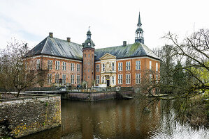  Moated castle, Gödens Castle, Sande, Friesland, East Frisia, Lower Saxony, Germany 