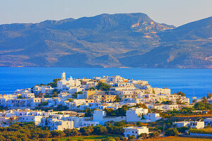View of Adamas port, Adamas, Milos Island, Cyclades Islands, Greece