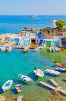 Mandrakia village, Milos Island, Cyclades Islands, Greece