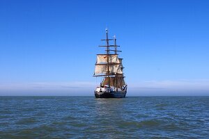 Mit dem Segelschiff auf der Nordsee