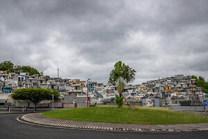 Cimetière de Morne-À-l'Eau, Friedhof mit Grüfte, Morne-à-l'Eau, Guadeloupe, Französische Antillen, Frankreich, Europa