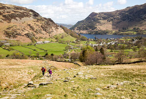 Landscape view Glenridding, Lake District, Cumbria, England, UK