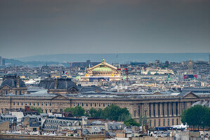 Blick vom Panthéon auf die Oper, Paris, Île-de-France, Frankreich, Europar, Paris, Île-de-France, Frankreich, Europa