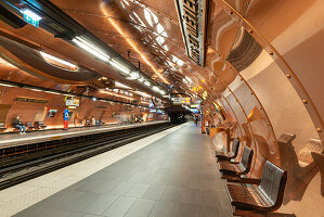 Metrostation Arts et Métiers, Paris, Île-de-France, Frankreich, Europa