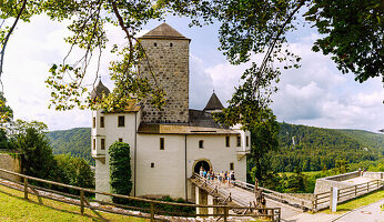 Burg Prunn im Altmühltal in Niederbayern in Deutschland