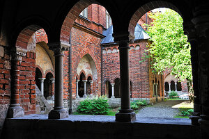 cloister of the Lutheran Cathedral called Dome Cathedral of Riga,Latvia,Baltic region,Northern Europe