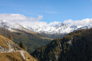 Passstraße Timmelsjoch, Stubaier und Ötztaler Alpen, Österreich