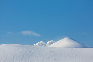 Verschneite Berglandschaft, Dovrefjell-Sunndalsfjella-Nationalpark, Norwegen