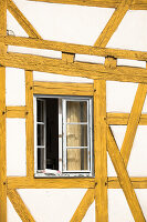 Detailaufnahme vom alten Rathaus in der UNESCO-Weltkulturerbestadt Bamberg, Oberfranken, Franken, Bayern, Deutschland, Europa