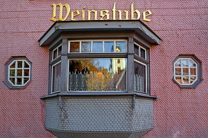 Schmucke traditionelle Schindelfassade, Lindenberg, Allgäu, Schwaben, Bayern, Deutschland
