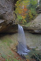 Scheidegger Wasserfälle, Scheidegg, Allgäu, Schwaben, Bayern, Deutschland