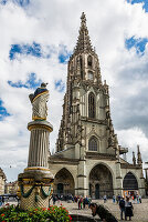 Berner Münster, Altstadt, Bern, Kanton Bern, Schweiz