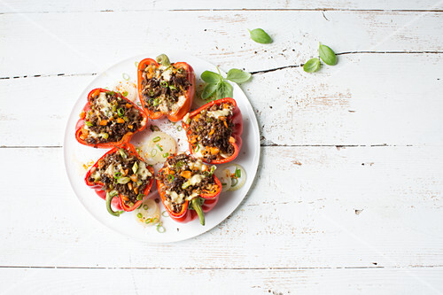 Stuffed peppers (keto cuisine)