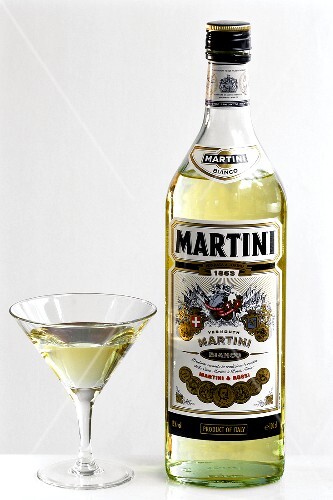 Martini bianco in bottle and aperitif … – License Images – StockFood ...