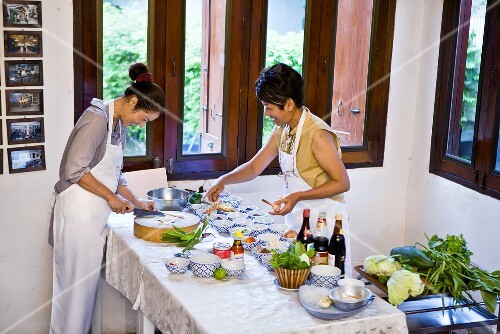 Thai Women Cooking License Images Stockfood 365524 Thai Women Cooking License Images