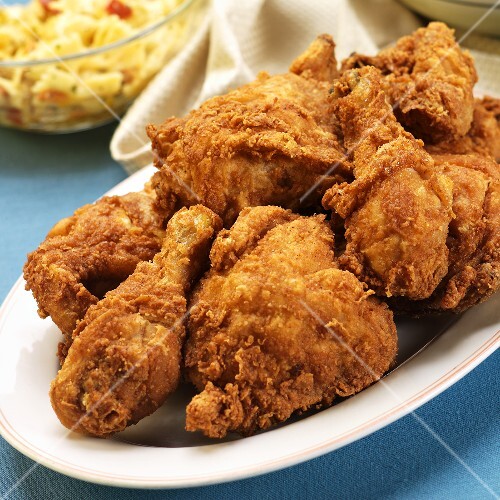 Platter of Fried Chicken – buy images – StockFood